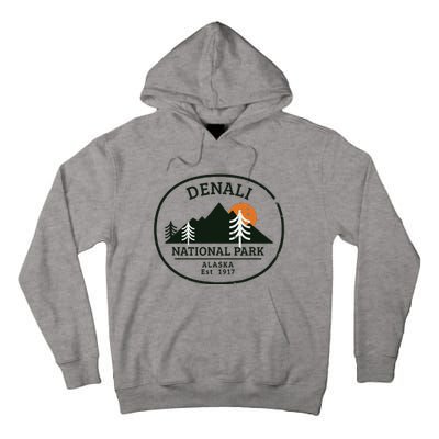 Vintage Denali National Park Alaska Tall Hoodie