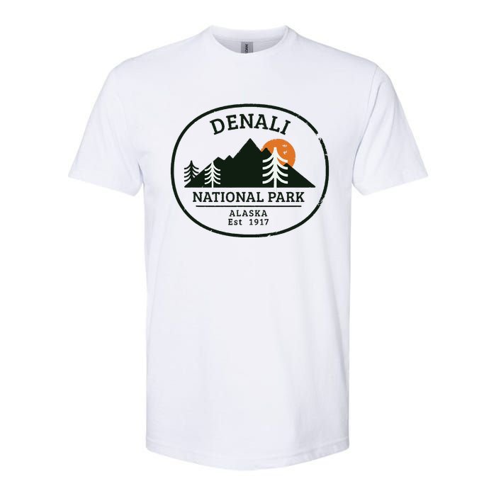 Vintage Denali National Park Alaska Softstyle CVC T-Shirt