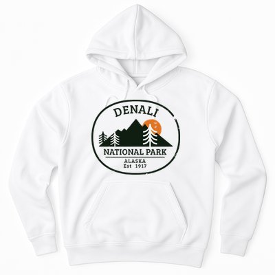 Vintage Denali National Park Alaska Hoodie
