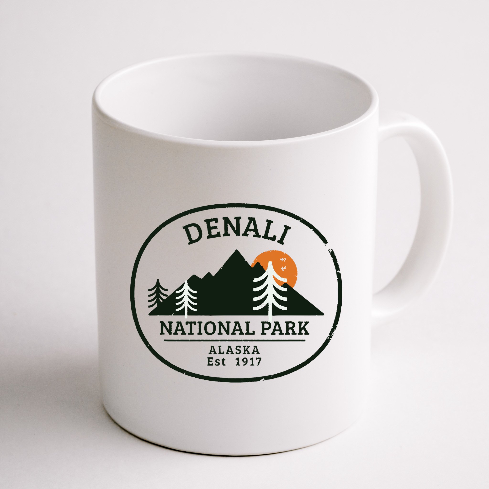Vintage Denali National Park Alaska Mug