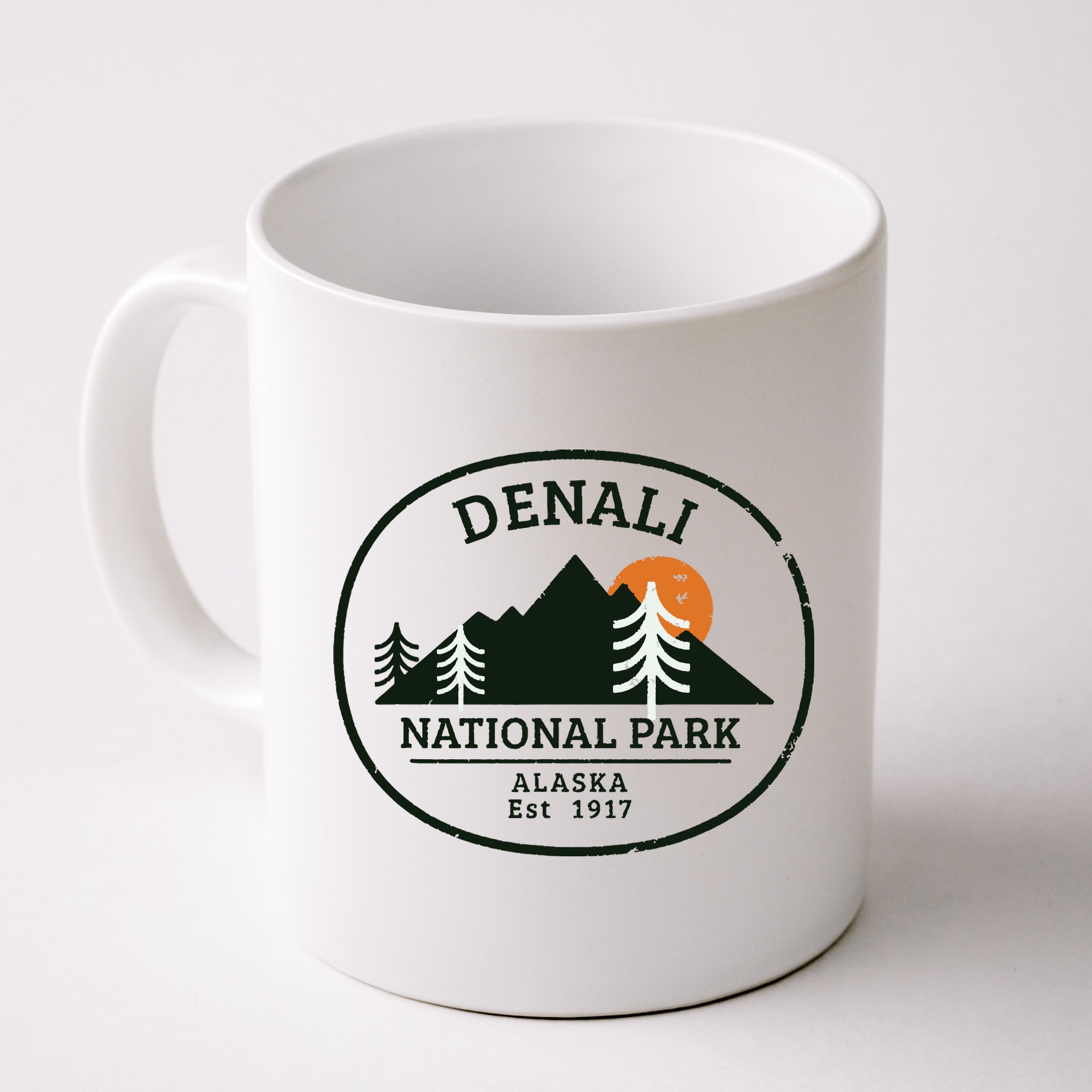 Vintage Denali National Park Alaska Mug