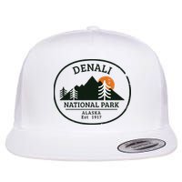 Vintage Denali National Park Alaska Flatbill Hat