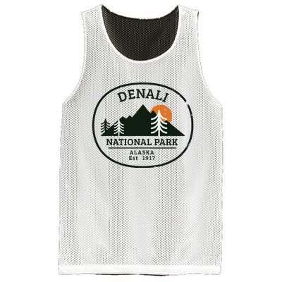 Vintage Denali National Park Alaska Mesh Reversible Basketball Jersey Tank