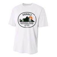 Vintage Denali National Park Alaska Performance Sprint T-Shirt