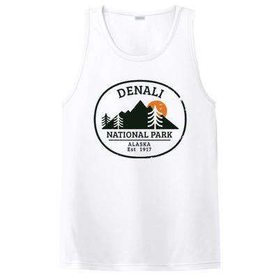 Vintage Denali National Park Alaska PosiCharge Competitor Tank