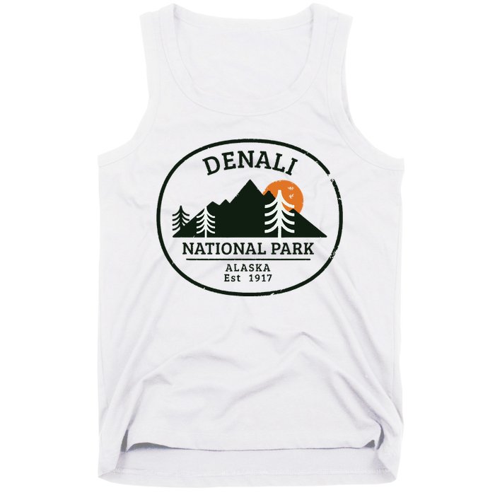 Vintage Denali National Park Alaska Tank Top