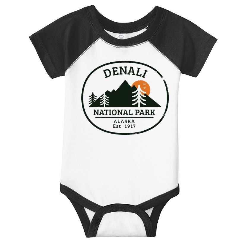 Vintage Denali National Park Alaska Infant Baby Jersey Bodysuit
