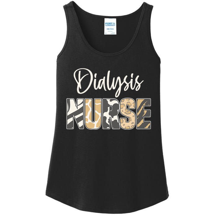 Vintage Dialysis Nurse Gifts For Heart Nephrology Nursing Ladies Essential Tank