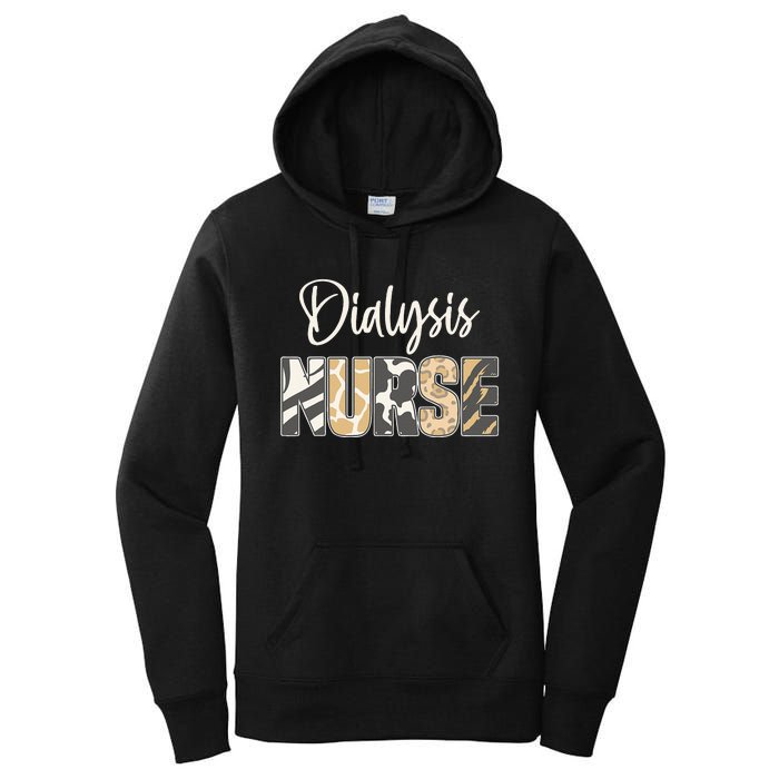 Vintage Dialysis Nurse Gifts For Heart Nephrology Nursing Women's Pullover Hoodie