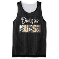 Vintage Dialysis Nurse Gifts For Heart Nephrology Nursing Mesh Reversible Basketball Jersey Tank