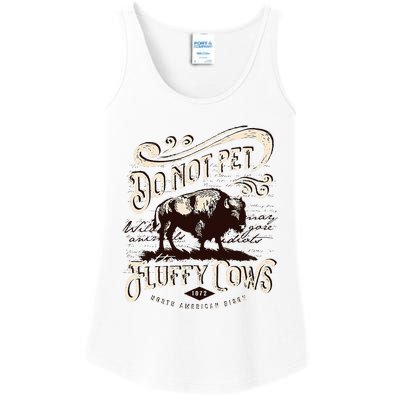 Vintage Do Not Pet The Fluffy Cows American Ladies Essential Tank