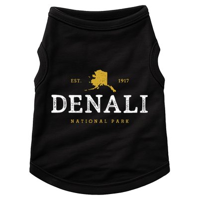 Vintage Denali National Park Alaska Souvenir Est 1917 Doggie Tank