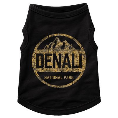 Vintage Denali National Park Alaska Souvenir Retro Doggie Tank