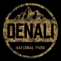 Vintage Denali National Park Alaska Souvenir Retro Bucket Hat