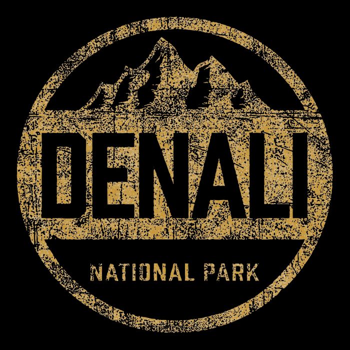 Vintage Denali National Park Alaska Souvenir Retro Bucket Hat