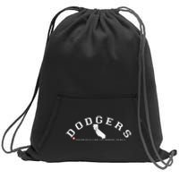 Vintage Dodgers Name Retro First Name Dodgers Sweatshirt Cinch Pack Bag