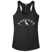 Vintage Dodgers Name Retro First Name Dodgers Ladies PosiCharge Competitor Racerback Tank