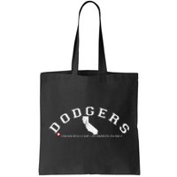 Vintage Dodgers Name Retro First Name Dodgers Tote Bag