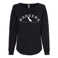 Vintage Dodgers Name Retro First Name Dodgers Womens California Wash Sweatshirt