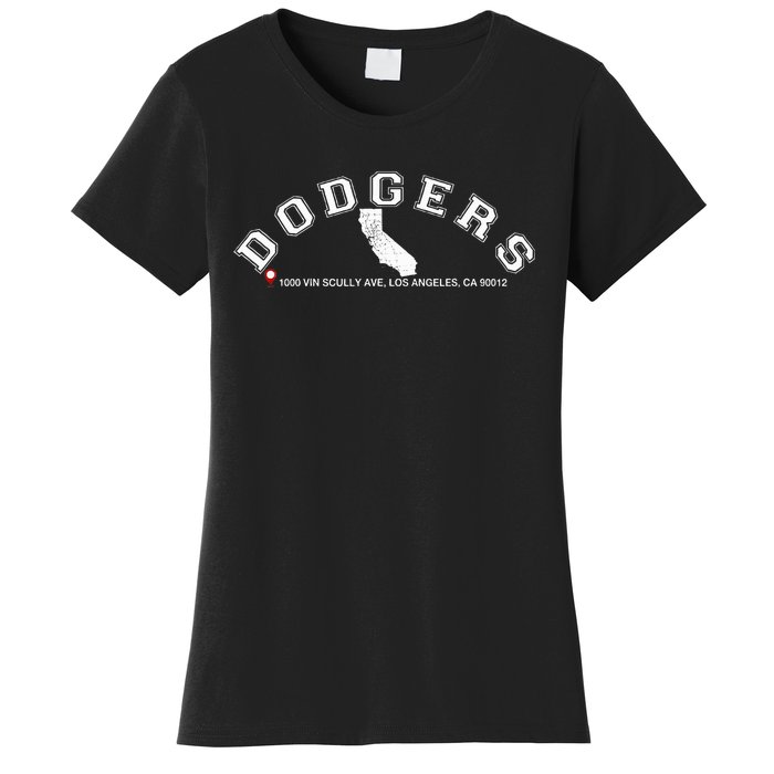 Vintage Dodgers Name Retro First Name Dodgers Women's T-Shirt