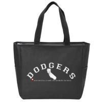 Vintage Dodgers Name Retro First Name Dodgers Zip Tote Bag