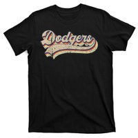 Vintage Dodgers Name Throwback Retro T-Shirt