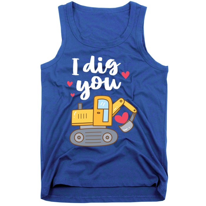 Valentine's Day Outfit I Dig You Digger Gift Tank Top