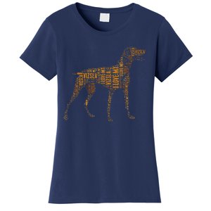 Vizsla Dog Owner Funny Gift I Love My Vizsla Dog Vizsla Women's T-Shirt