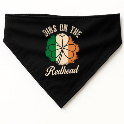 Vintage Dibs On The Redhead Irish St PatrickS Day Shamrock USA-Made Doggie Bandana