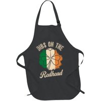 Vintage Dibs On The Redhead Irish St PatrickS Day Shamrock Apron