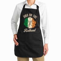 Vintage Dibs On The Redhead Irish St PatrickS Day Shamrock Apron