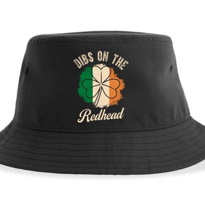 Vintage Dibs On The Redhead Irish St PatrickS Day Shamrock Sustainable Bucket Hat