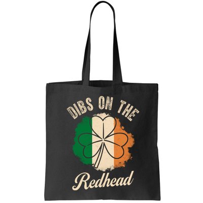 Vintage Dibs On The Redhead Irish St PatrickS Day Shamrock Bag
