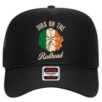 Vintage Dibs On The Redhead Irish St PatrickS Day Shamrock Trucker Hat
