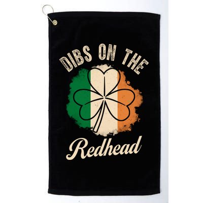 Vintage Dibs On The Redhead Irish St PatrickS Day Shamrock Golf Towel
