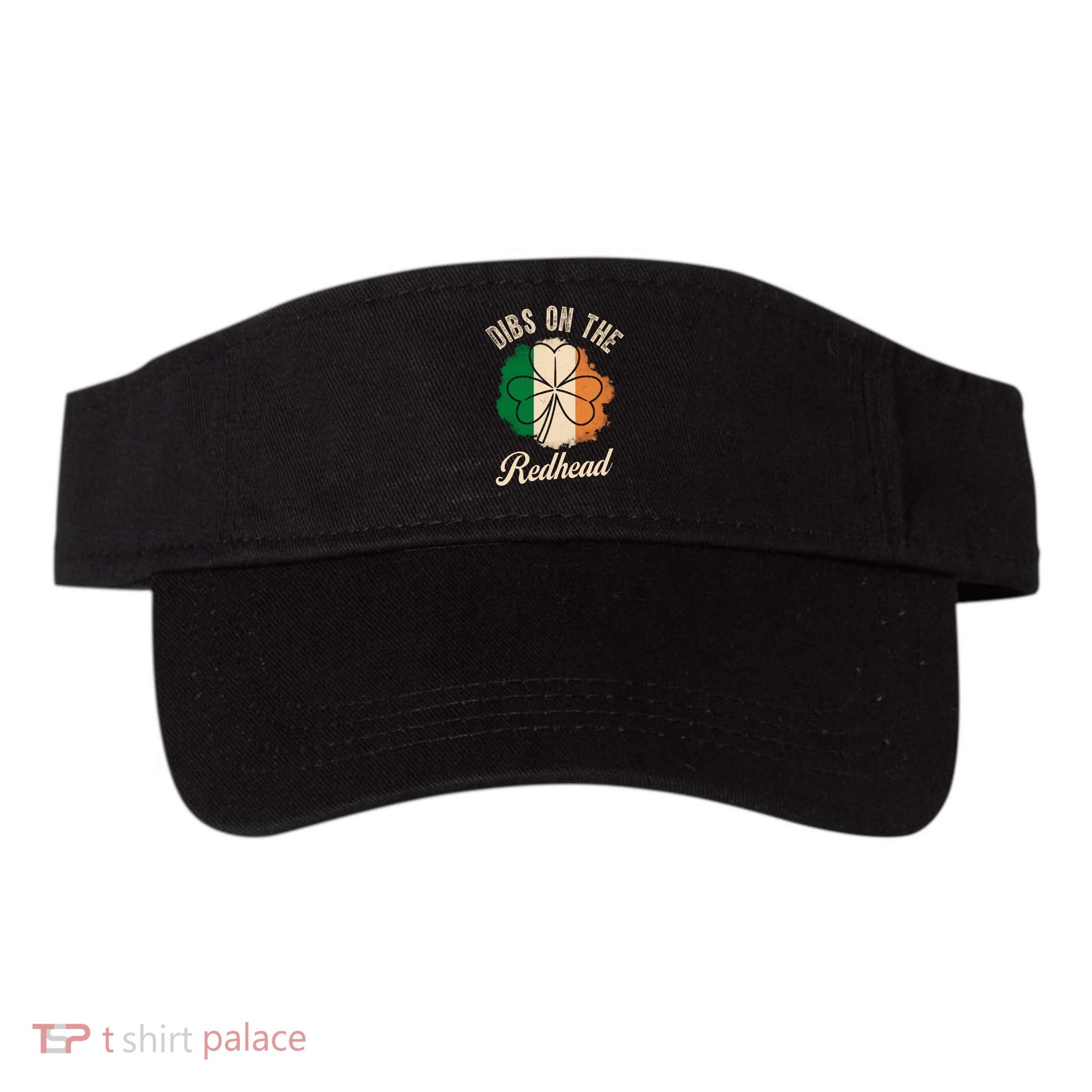 Vintage Dibs On The Redhead Irish St PatrickS Day Shamrock Visor
