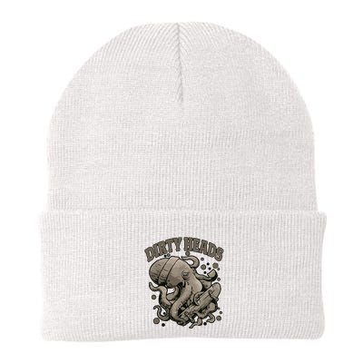Vintage Dirty Octopus Heads With Skateboard Music Lover Beanie