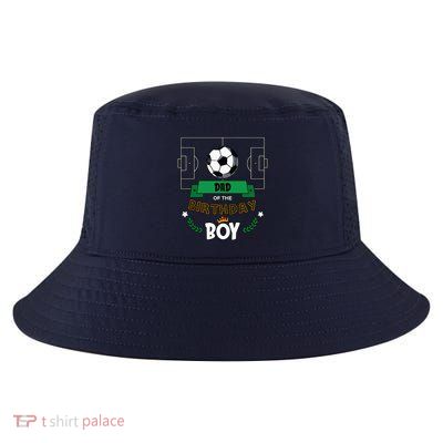 Vintage Dad of the Birthday Soccer Player Cool Comfort Performance Bucket Hat