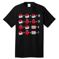 Valentines Day Order Of Operations Valentines Math Teacher Tall T-Shirt