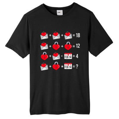 Valentines Day Order Of Operations Valentines Math Teacher Tall Fusion ChromaSoft Performance T-Shirt