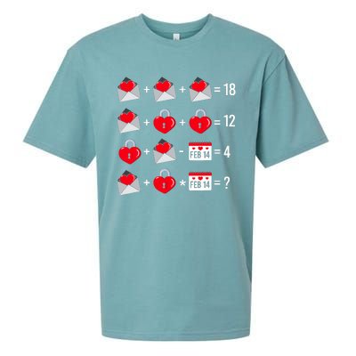 Valentines Day Order Of Operations Valentines Math Teacher Sueded Cloud Jersey T-Shirt