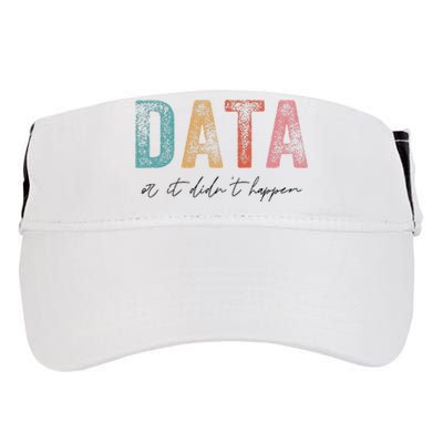 Vintage Data or It Didn't Happen ABA Therapy BCBA Inclusion Adult Drive Performance Visor