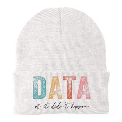 Vintage Data or It Didn't Happen ABA Therapy BCBA Inclusion Knit Cap Winter Beanie