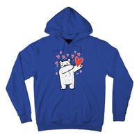 Valentines Day Polar Bear Dab Great Gift Hoodie