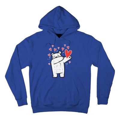 Valentines Day Polar Bear Dab Great Gift Hoodie