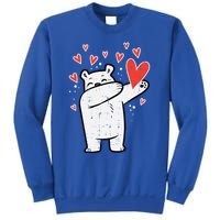 Valentines Day Polar Bear Dab Great Gift Sweatshirt