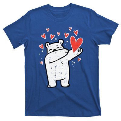 Valentines Day Polar Bear Dab Great Gift T-Shirt