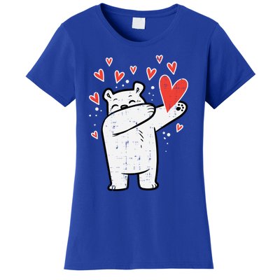 Valentines Day Polar Bear Dab Great Gift Women's T-Shirt