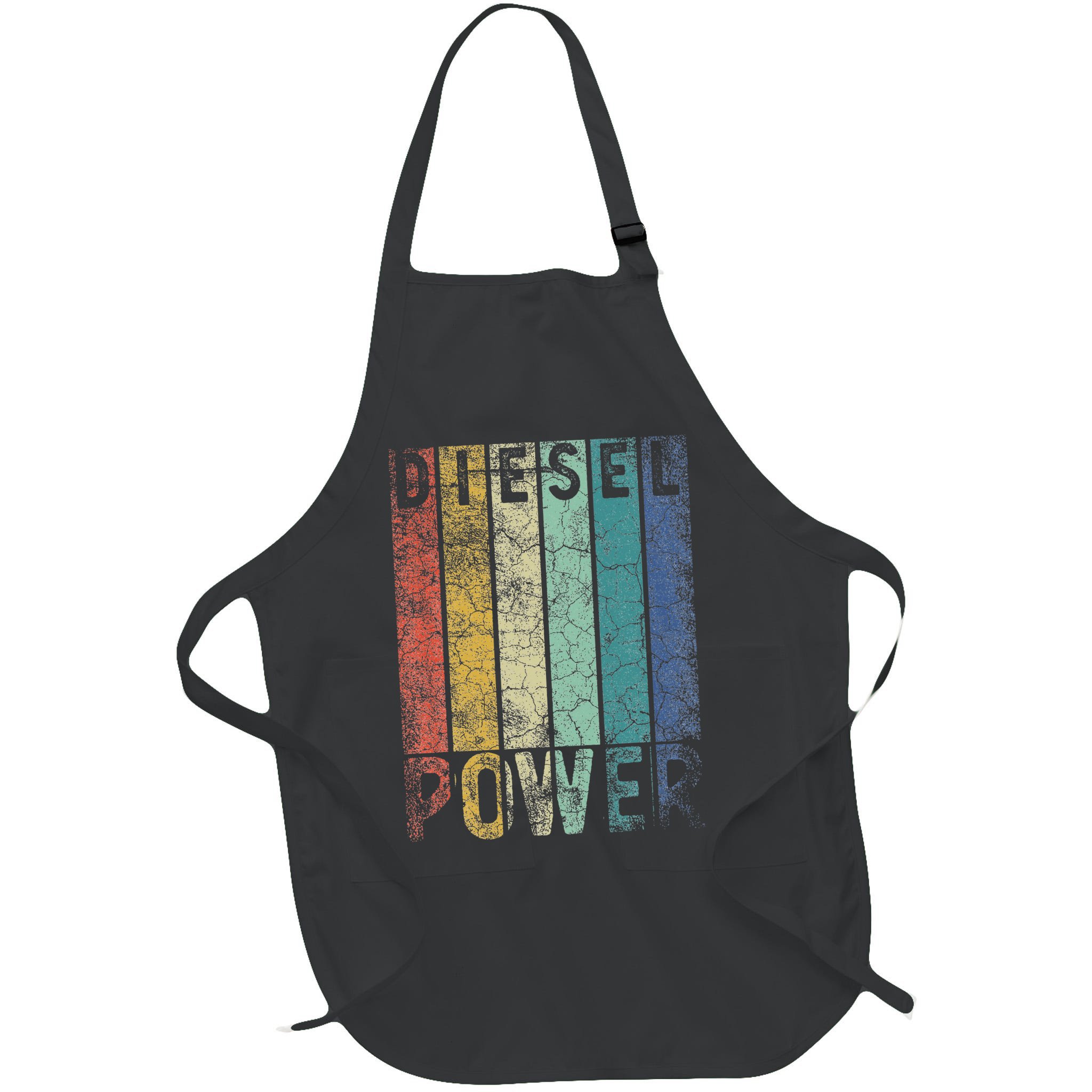Vintage Diesel Power Funny Gift For Car Mechanic Smoke Truck Apron