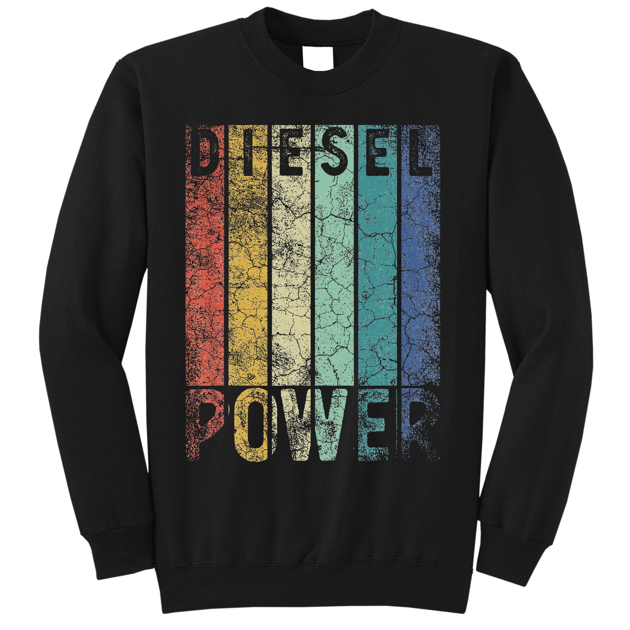 Vintage Diesel Power Funny Gift For Car Mechanic Smoke Truck Sweatshirt